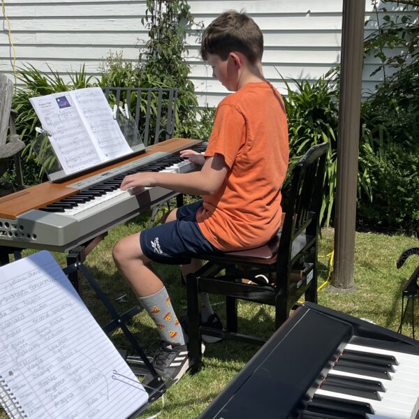 Corbin in the GardenHEIC