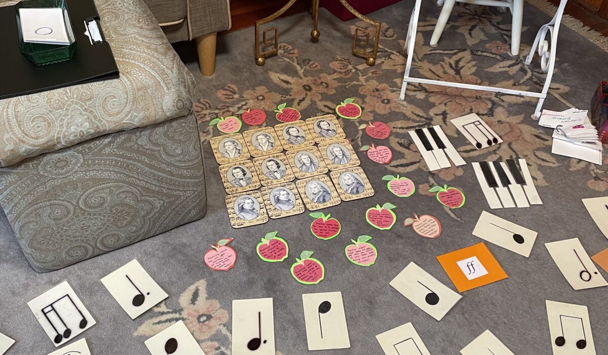 artistic music studio floor